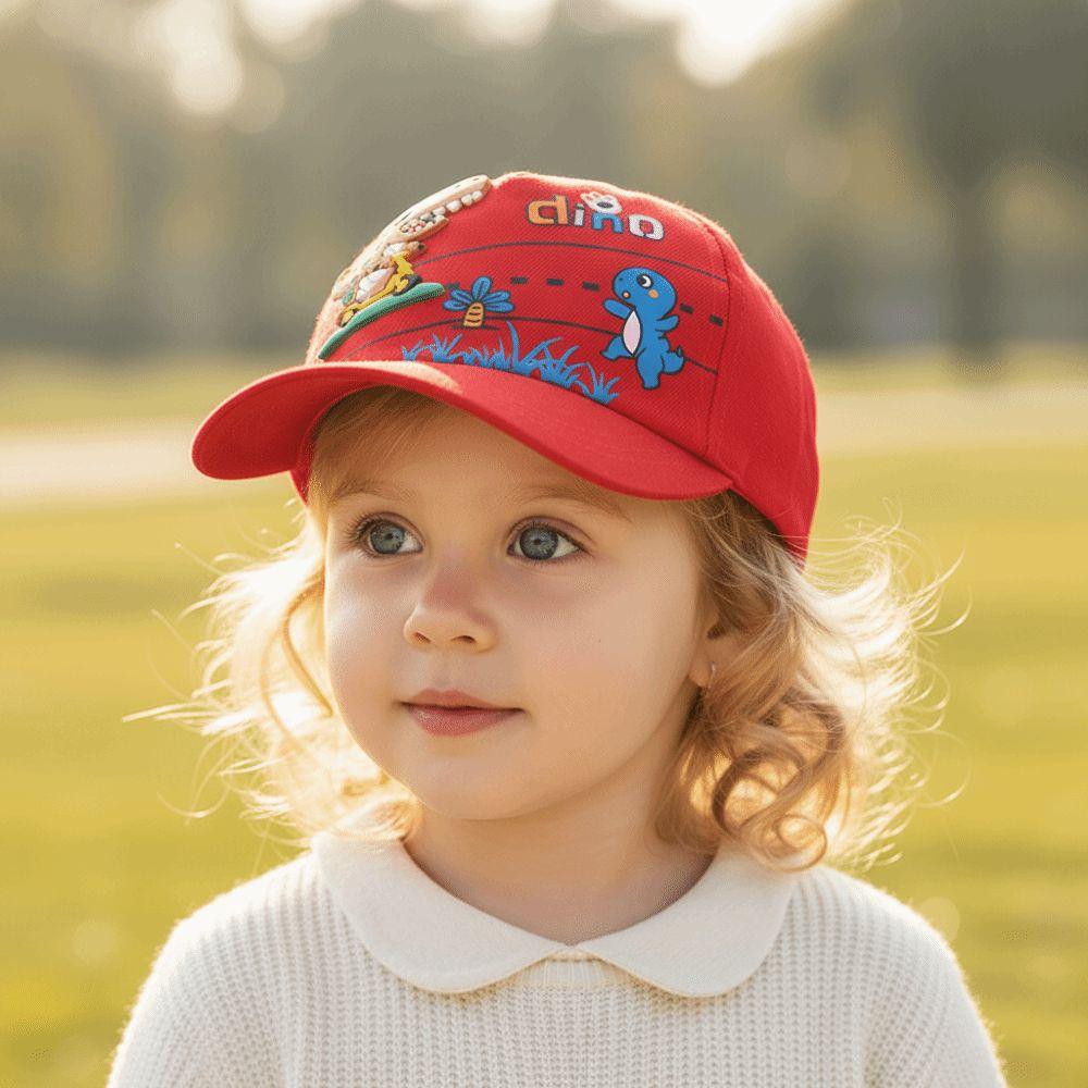 Breathable Kids Dinosaur Baseball Cap Cute Outdoor Sun Protection Hat  For Boys Girls