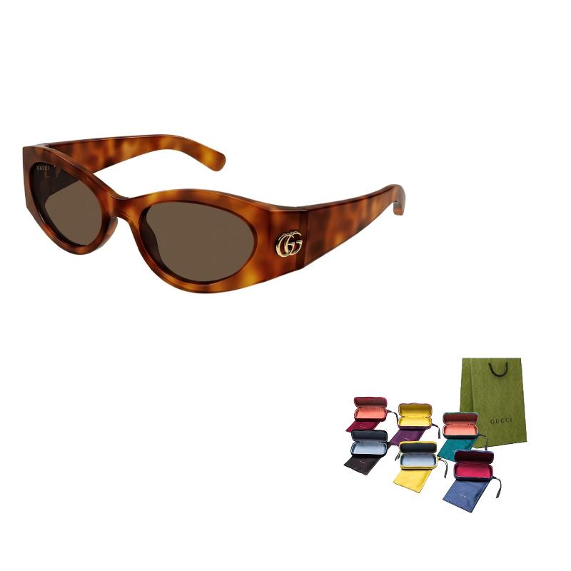 

GUCCI Temple Logo Cat s Eye Sunglasses Men s Tortoiseshell 53