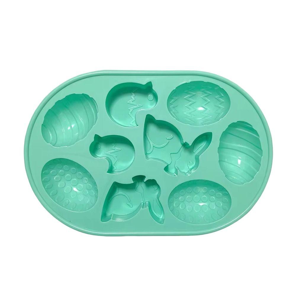 Bunny Easter Egg Mold Egg Shaped Chocolate Mold DIY Cookies Mold  Easter