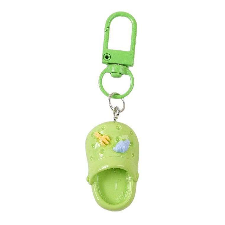 Colorful Girlish Heart Crocs Keychain Pendant - Cute Bestie Jewelry Charm DIY Accessories