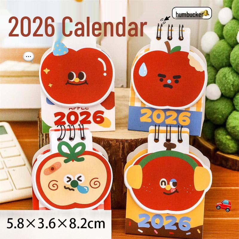 2026 Inspirational Cartoon Desk Calendar: Perfect Student Reward or Kindergarten Gift