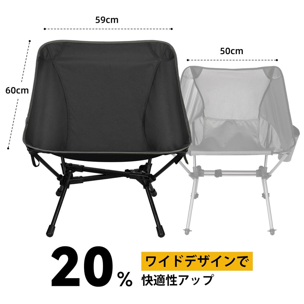 TOBTOS Ultralight Camping Portable Folding Backpacking Compact Camping Chair with Carry Bag for Outdoor Camping Hiking Backpacking Beach Travel Chair,