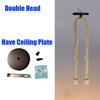 Retro Vintage Hemp Rope Pendant Light American Industrial Hanging Lamps Creative Loft Country Style Ceiling Lamps E27 Edison LED