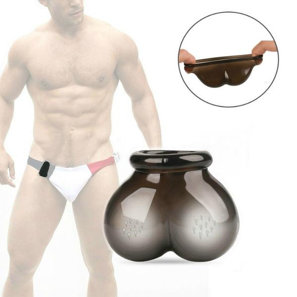 Mužský zpožďovací kroužek Scrotum Rukáv Natahovač míčů Scrotal Bundles Sexuální hračky Masturtor Delay Ring