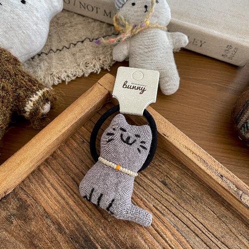 Children s Elastic Hair Band Fabric Cotton-filled Cartoon Hair Rope Tie Ponytail Holder Rubber Band Baby Girl Hair Accessories