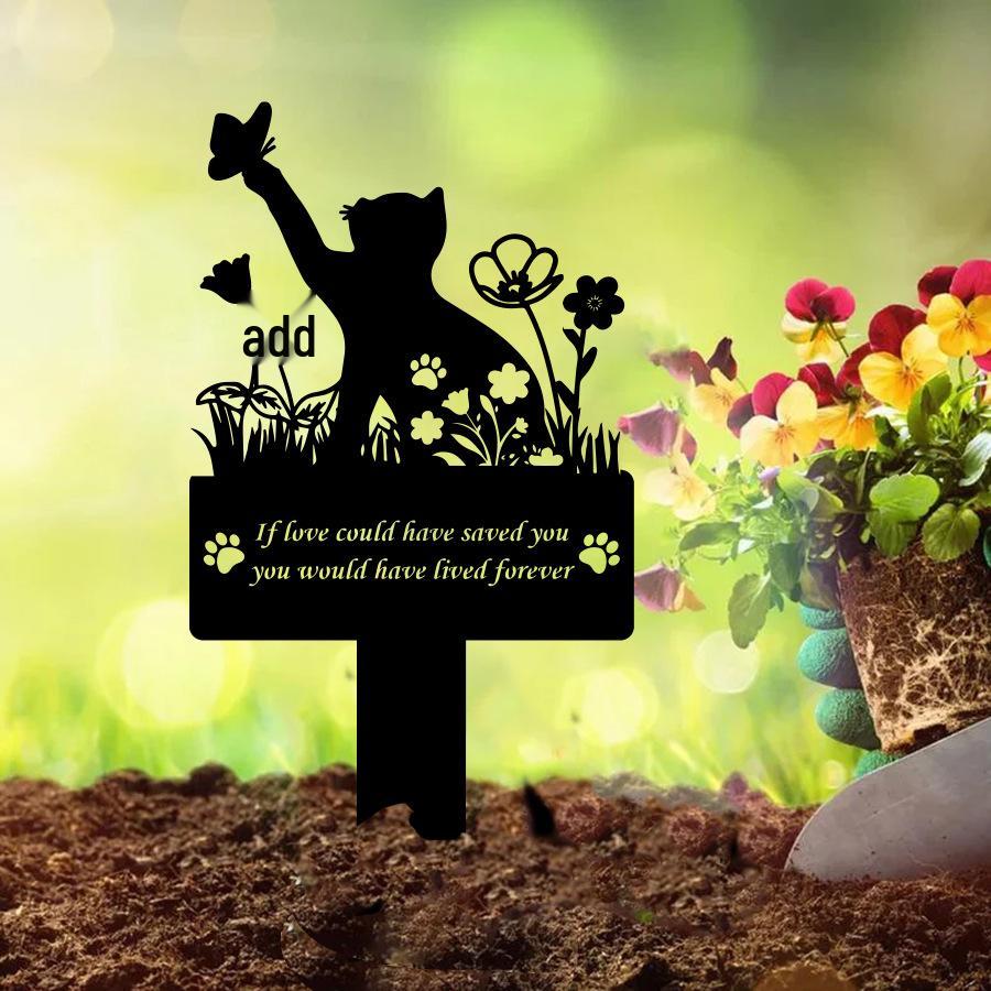Animal Wrought Iron Floor Silhouette for Outdoor Courtyard and Lawn Decoration