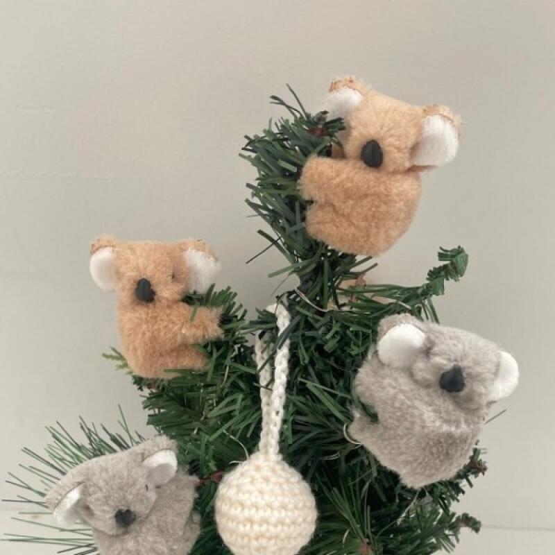 

Koala Animal Instagram TikTok Fubao Cute Hairpin Gray 1PCS
