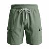 Men's Multi Pocket Cargo Shorts with Drawstring Waist Lightweight Breathable Beach Workwear Shorts for Outdoor Activities