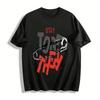 Stay Together Safety Pin Graphic Tee Unity Themed Casual Cotton T-Shirt Pure Cotton T-shirt