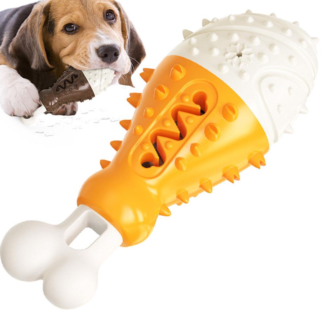 Satın alın Pet Dog Toys Turkey Drumsticks Food Leakage Toothbrush