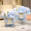 Blue Elephant Soft Plush Toy Cute Animal Pajamas Elephant Stuffed Plushies Dolls 1st 2nd 3rd Birthday Gifts For Girls Babyshower