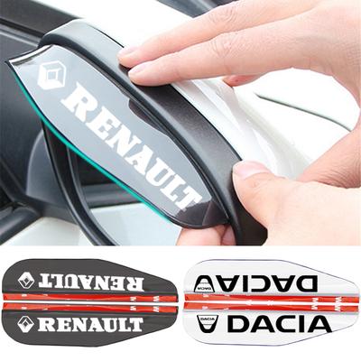 2 Stück Auto Rückspiegel Seitenansicht Regenbrett Sonnenblende Augenbrauenschutz Für Dacia Clio Laguna 2 Megane 2 3 Duster Logan Captur