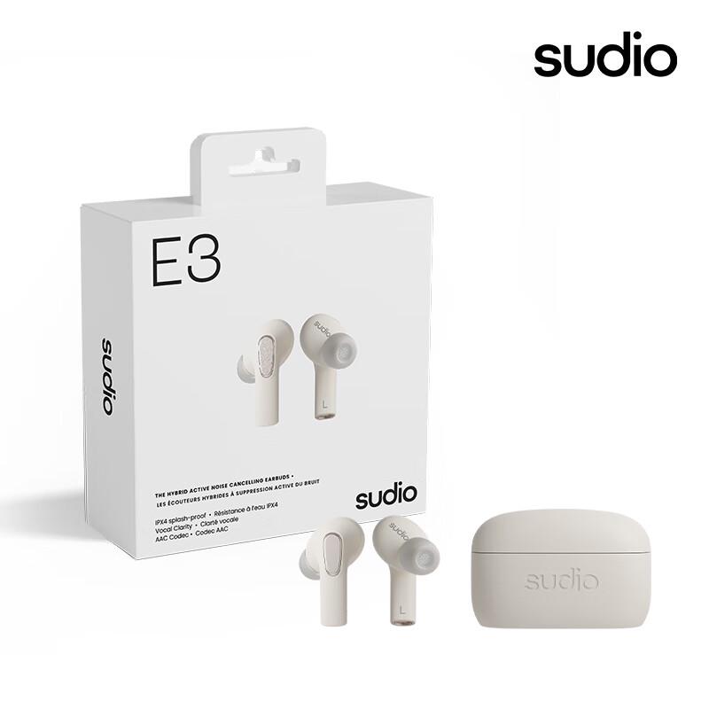 

SUDIO E3 Hybrid ANC True Wireless Earbuds