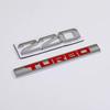 Suitable for displacement markings, TURBO 220 370 digital car stickers, rear stickers, and modified metal side labels