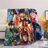 Naruto Print Flannel Blanket, Ultra Soft High Quality All Seasons Warm Throw, Home Decor Cozy Blanket, Perfect Christmas Gift