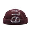 Letter Printing Docker Cap Without Visor Adjustable Brimless Caps Vintage Beanie Hat Retro Cotton Street Cool New Style Hip Hop