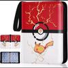 52 Style 400pcs  Card Album 2x2 Loose-leaf Large Capacity Leather Anime Zipper Card Collection Photo Album