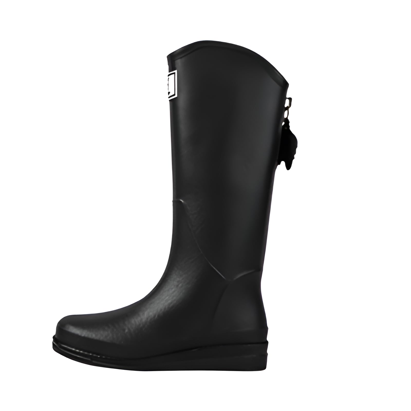 

дождь длинный стильный дождь дождь длинный толстый полностью высокий водонепроницаемый дождь ферма дождливый легко ходить удобный в школу [zroflu] Женские сапоги, сапоги, чёрный