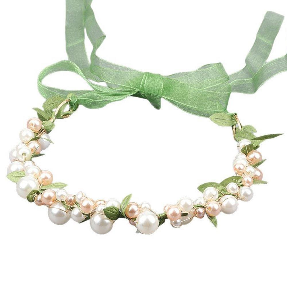 

Принцеса Квіткова Гірлянда Головний Убір Лісовий Стиль Принцеса Пов язка на Голову Модні Аксесуари для Волосся Діти 1