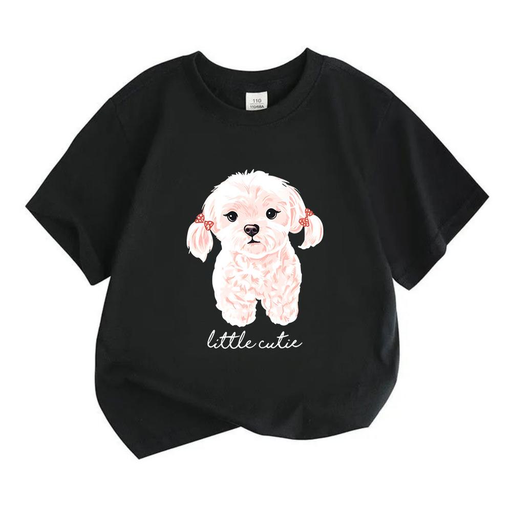 Kids Boys Girls 100% Cotton Short Sleeve Crew Neck T-Shirt,
