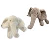 Ins Soft And Realistic Grey And White Elephant Plush Toy For Babies And Kids