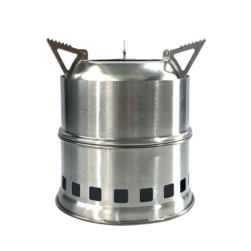 OEING Portable Stainless Steel Wood Burning Stove One Size