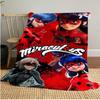 Miraculous Plush Blanket Soft Comfortable All Seasons Perfect Sofa Office Naps Outdoor Travel Makes Great Gift