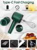 Electric Whisk Twin Stick Model Electric Milk Froth USB Rechargeable 1200mAh 3 Speed Electric Mixer Cake Baking Kitchen Tools