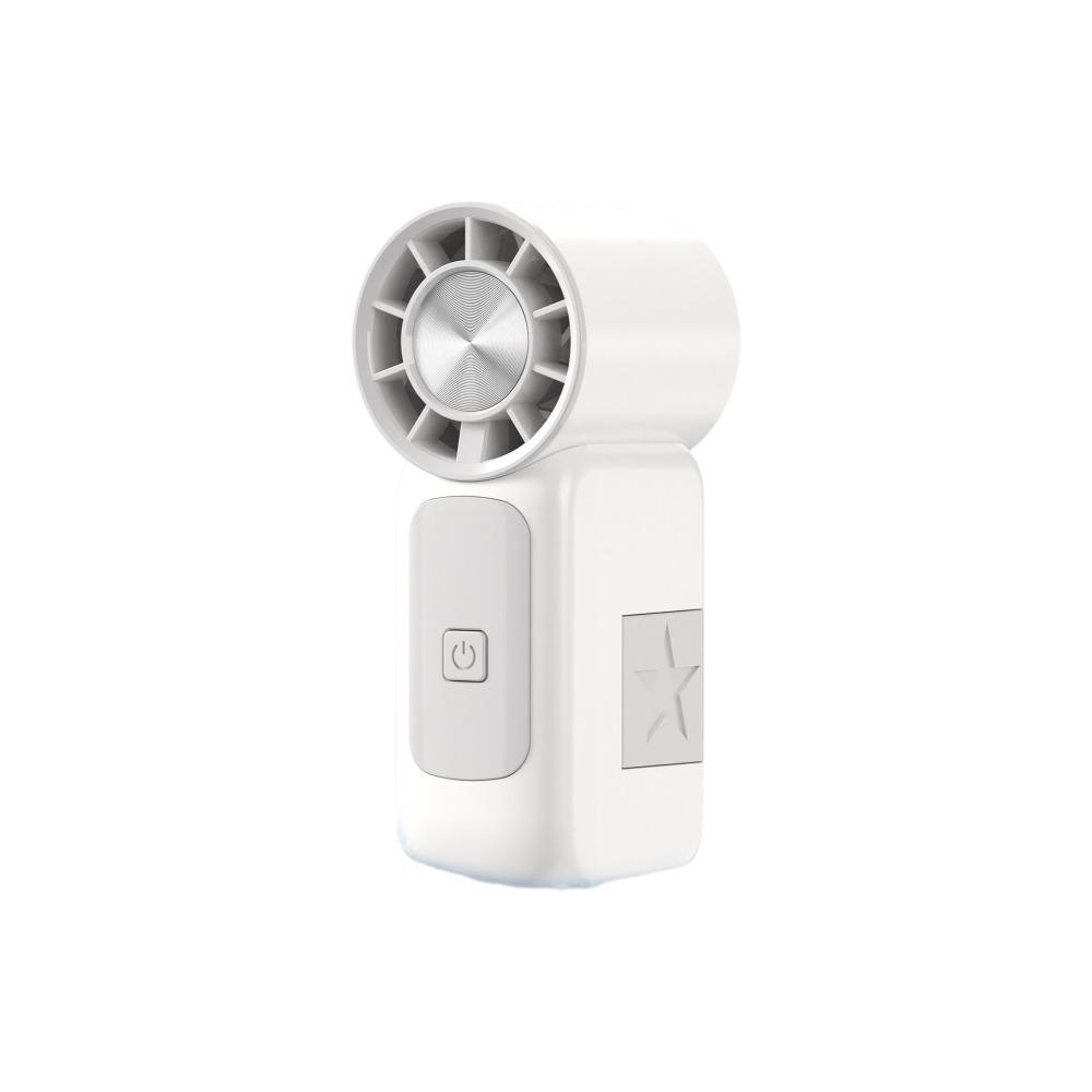 Strong Wind Handheld Mini Fan High-Speed Electric Fan Portable Pocket Fan  For Outdoor белый