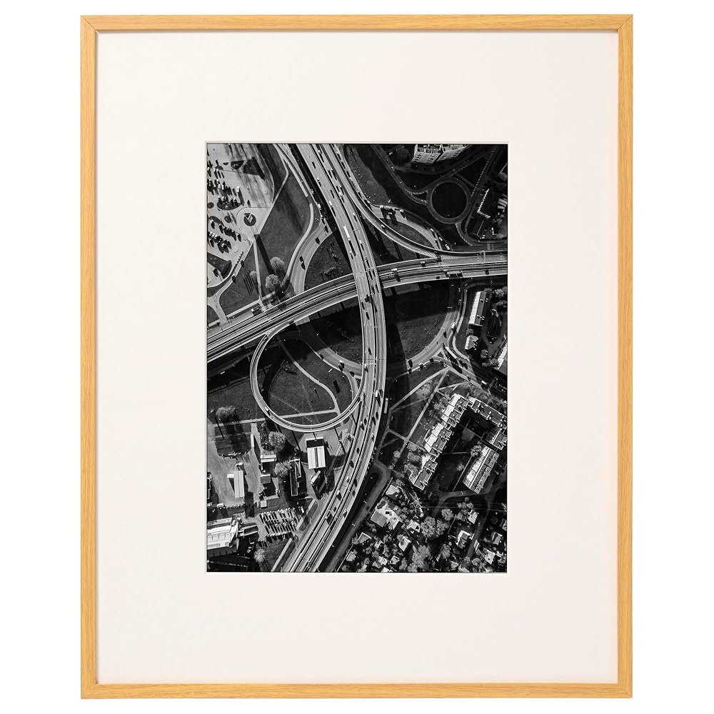 HAKUBA ZERO Frame GA-01 A4 size Natural. Features an acrylic front panel. Lightweight resin