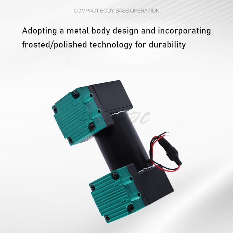 2AP51 Oil-free Vacuum Pump Negative Pressure Suction Pump Micro DC Double Headed Diaphragm Pump Suitable for Beauty Car Massage
