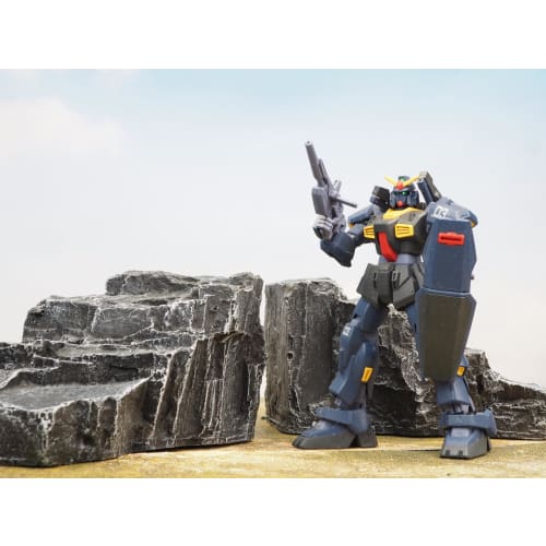 [Good In Three Directions] 15 X 6.5 X 8cm Medium Scale Rocky Mountain Set for Figma Gunpla Arts Diorama, Diorama Sheet for Model Building, Set of 2 Ro