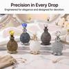 Glitter Sparkly Essential Oil Dispenser Bottle Vintage Refillable Bottle  Cosmetics Packaging
