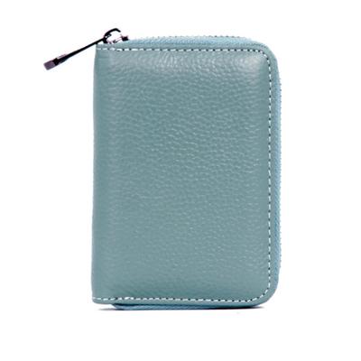 Tyoyoo Card Case, Large Capacity, Credit Card Holder, Zippered, Simple Design, for Men and Women, Point Cards, Business Cards, Employee ID Cards,