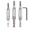 Woodworking hinge puncher drill repair tool, hexagonal handle door and window hinge woodworking positioning reamer drill set