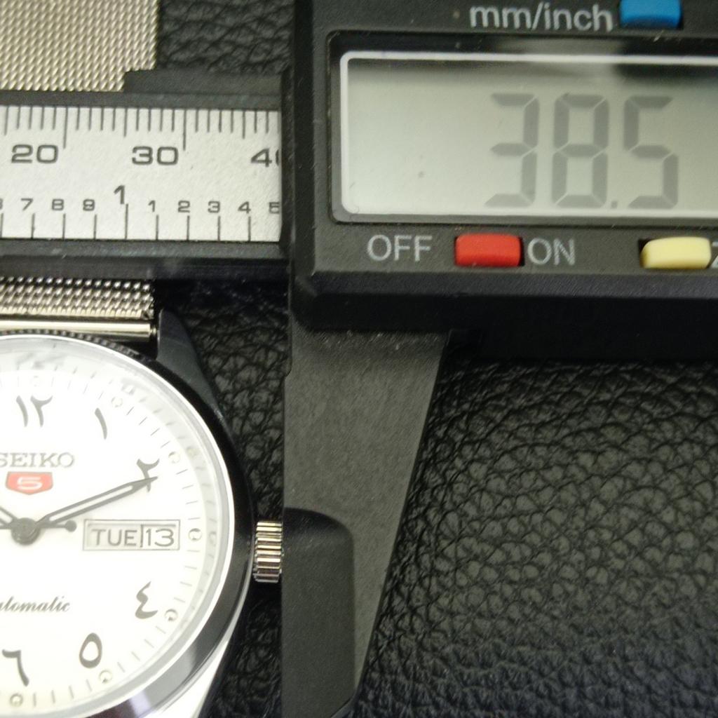 AUTOMATIC VINTAGE REFURBISHED SEIKO 5 JAPAN 6309A MENS WHITE WATCH a441182-4 Sk-a441182