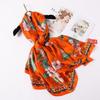 Hangzhou Silk Silk Scarf Autumn and Winter Shawl Two-purpose Thin Style Versatile Fashion New High-end High-end Exterior Matching