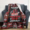 Father'S Day Blanket Personalized Name Soft Comfortable Stylish Blanket Car Blanket Perfect For Travel Camping Outdoor Home Suitable For All Seasons
