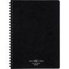KOKUYO Note Soft Ring Notebook Natural 80 Sheets A5 A-lined Black Su-SV638A-D Black