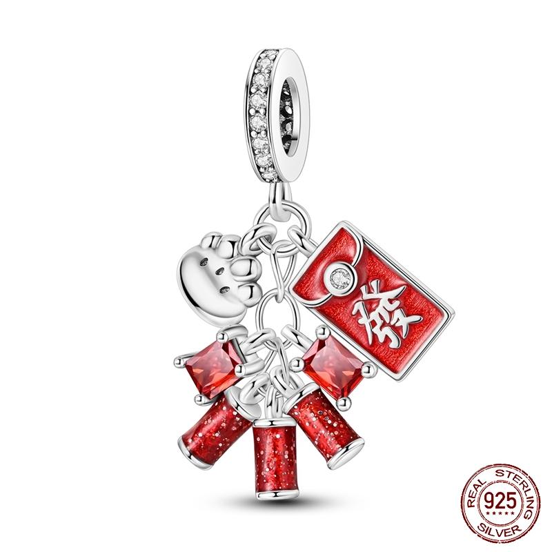 New Copper Tailor Sewing Machine Hairdressing Charms Beads For Brand Original Bracelet Diy Jewelry Gift