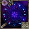 1 stuk Tarotkaart tafelkleed, mystiek runen astrologie altaarkleed, heksenhut decoratie tafelkleed, kaartspel tafelkleed