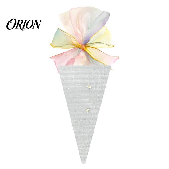 Personalized Candy Tube Ice Cream Cone Shaped Treat Bag for Kids, Triangle Fabric Holder Educational Encouragement Gift with Ribbon Bow Holiday,