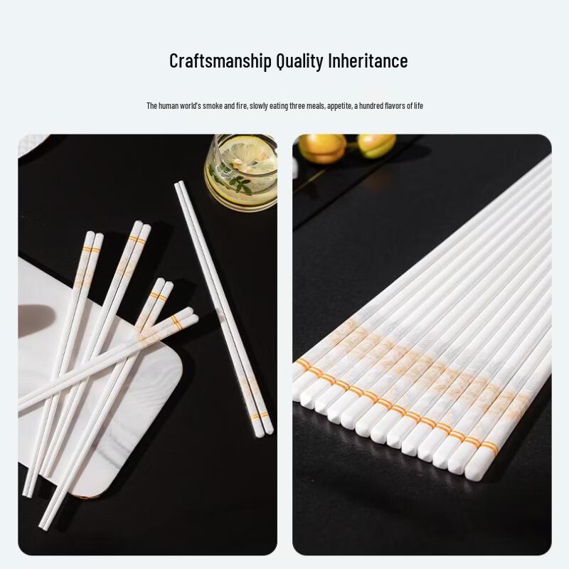 Ru Han Time Walk Ceramic Chopsticks Set