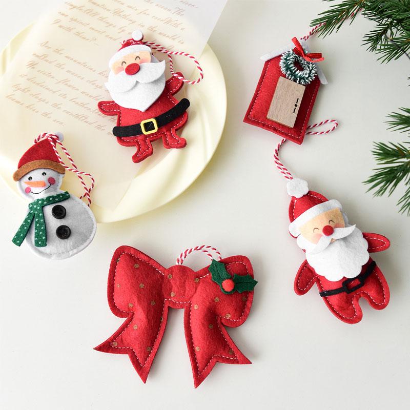 1pc Snowman Cute Hanging Pendants Cartoon Xmas Tree Party Decoration Christmas Santa Claus