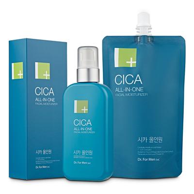 Dr. for Men Cica Men's All-in-One Lotion + Refill, 1 Set, 200ml