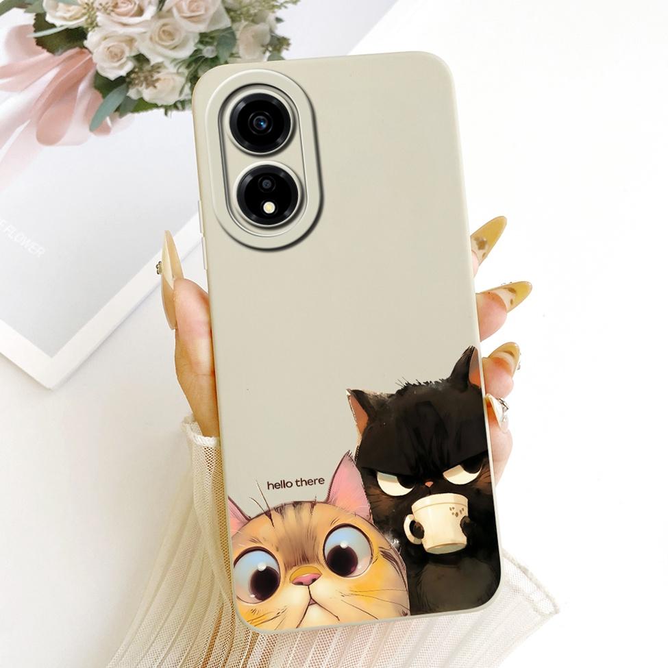 Hülle Für Honor X5 Plus Abdeckung Mode Cartoon Niedlich Lustig Bemalt Silikonhülle WOD-LX1 WOD-LX2 WOD-LX3