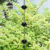 1pc Creative Retro Heavy-Duty Iron Rain Chain Elegant for Lotus Flower Chain for Gutters Downspouts Decorative Outdoor Water Drainage, Garden
