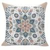 Ethnic Mandala Floral Pillow Covers Pattern Cushion Covers Zippered Single Sided For Sofa Living Room Bedroom Outdoor Home Decor