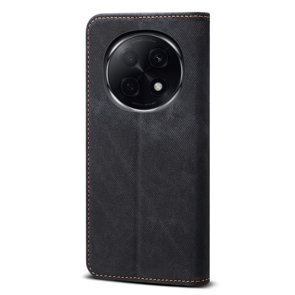 For Oppo F29 Pro 5G (Global)/A5 Pro 5G (China) Case Jeans Cloth Texture Anti-Scratch Leather Stand Phone Cover