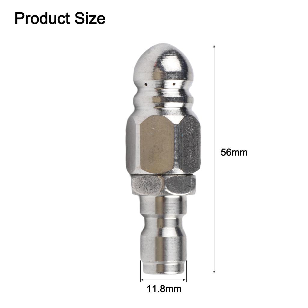 5000PSI Nozzle Drain Cleaning Kit Sewer Jetting Nozzle Easy Compatibility